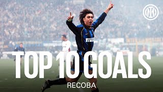 TOP 10 GOALS  RECOBA ⚫🔵 [upl. by Bohman]