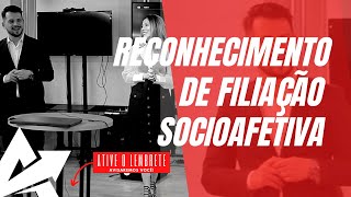 DIREITO DE FAMÍLIA Reconhecimento de filiação socioafetiva [upl. by Gwenore827]