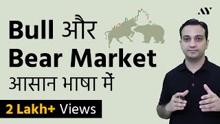 Bull Market amp Bear Market  Explained in Hindi [upl. by Saoj]