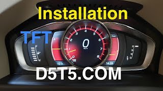 TFT Retrofit Installation Step by Step on P3 Volvo Do it [upl. by Adeehsar]