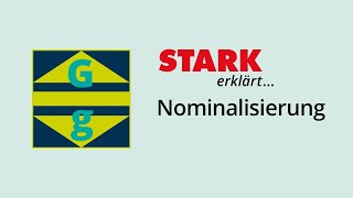 Nominalisierung  STARK erklärt [upl. by Anotyad264]