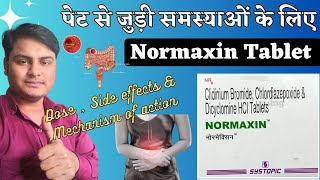 Normaxin tablet  Clidinium bromide Chlordiazepoxide amp Dicyclomine hcl Tablets uses in hindi 🔥 [upl. by Bear147]