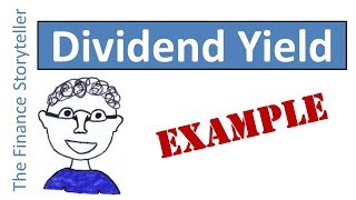 Dividend yield calculation example [upl. by Volpe987]