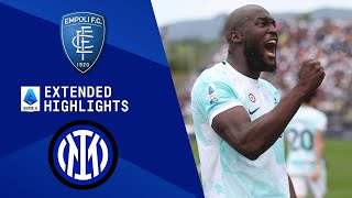 Empoli vs Inter Extended Highlights  Serie A  CBS Sports Golazo [upl. by Ztnaj]