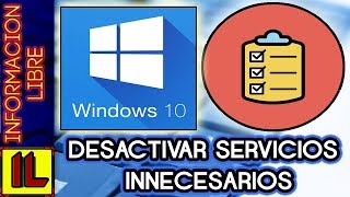 ⏩ Como【Deshabilitar Servicios Innecesarios en Windows 10】⛔  2021  Acelerar y Optimizar Windows 10✅ [upl. by Nohsav]