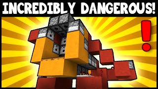 SUPER DESTRUCTIVE TNT CANNON  Minecraft Tutorial [upl. by Haldeman]