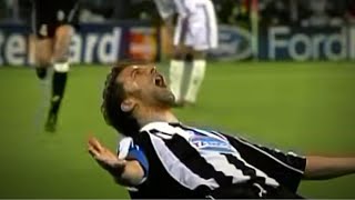 CHAMPIONS LEAGUE HIGHLIGHTS JUVENTUS 31 REAL MADRID  14052003 [upl. by Enovaj]