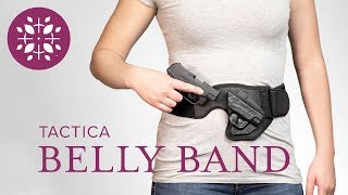 Concealed Carry Belly Band Holster by Tactica Defense Fashion [upl. by Tlevesoor]