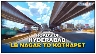 Roads of Hyderabad  LB Nagar to Kothapet  Hybiz tv [upl. by Fishbein91]