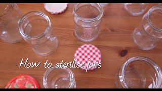 How to sterilise jars [upl. by Eugor811]