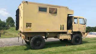 FOR SALE 1998 Stewart amp Stevenson M1079 2 12 Ton LMTV 4x4 Camper Truck [upl. by Ttreve]