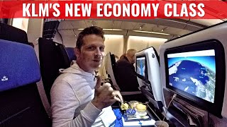 Review KLMs FANTASTIC ECONOMY CLASS  Life Saving Head Rest [upl. by Napra]