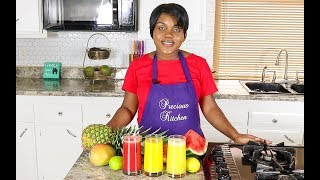 3 Healthy Juice Recipes  Precious Kitchen [upl. by Mariande386]