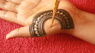 Latest Simple Mehndi Design for Front HandRakhiEid 2020 Mehndi DesignsSemi Bridal Mehndi Design [upl. by Pauiie]