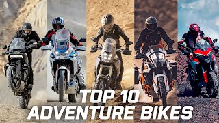 The 10 BEST Adventure Motorcycles of 2021  The Toughest AllTerrain Motorcycles You Can Buy [upl. by Assena]