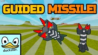 Guided Missile Tutorial in Plane Crazy Roblox  duckster [upl. by Odlabu]