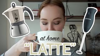 HOW TO MAKE A quotLATTEquot AT HOME moka pot  frother [upl. by Nylave206]