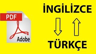 PDF Dosyasının Dilini Değiştirme  İngilizce Makale Çeviri [upl. by Irallih]