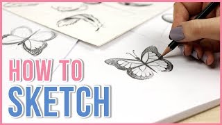 How to Sketch  Sketching Tips for Beginners  Art Journal Thursday Ep 21 [upl. by Nitza]