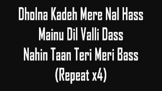 Tunak Tunak Tun  Daler Mehndi lyrics [upl. by Pheni]