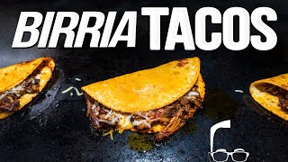 CHEESY JUICY BEEFY BIRRIA TACOS WOW  SAM THE COOKING GUY 4K [upl. by Seumas]