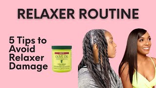 Relaxer Routine 5 Tips to Avoid Damage l KSTIKESDESIGNS [upl. by Jeannine46]