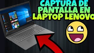 Como hacer una CAPTURA DE PANTALLA en LAPTOP LENOVO 2021 FÁCIL [upl. by Leddy]