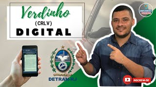 CRLV DIGITAL  Como emitir o seu verdinho CRLV Digital  DetranRJ [upl. by Oribel789]