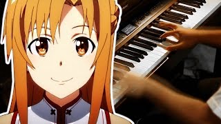 Sword Art Online OP  crossing field Piano Transcription [upl. by Noni]