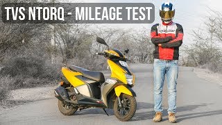 TVS Ntorq Real World Mileage Test amp Review  City Traffic Condition [upl. by Tenneb562]