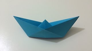 COMO HACER UN BARCO DE PAPEL TUTORIAL PAPIROFLEXIA ORIGAMI [upl. by Ahsenre]