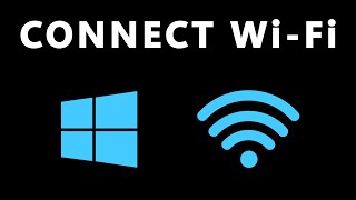 How to Connect to WIFI on Windows 10 [upl. by Berhley707]