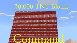 How to spawn 30000 TNT Blocks in Minecraft [upl. by Morocco]