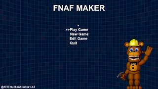 FNAF Maker  Creating My Own Dope Fan Game [upl. by Akim176]