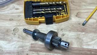 Small Engine Electric Starter For A Drill How To Build [upl. by Sadoff]