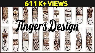 Mehndi For Beginners  Basic Fingers Mehndi Design Step By Step  Mehndi Tutorials  Letstute [upl. by Riesman414]