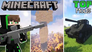 Die 5 besten Minecraft Waffen Mods  Top 5 Mods [upl. by Anoik]