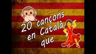 20 CANCIONES en CATALÁN que 🕺 🎵 catalanfacil [upl. by Trenna]