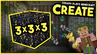 3x3x3 Mega Spawner  Minecraft Create Mod 2 [upl. by Jobie]