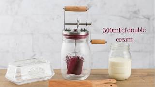 Kilner® Butter Churner [upl. by Sivla]