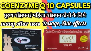 KQ 100 Capsules  Coenzyme Q10  Co Q forte capsules uses dosage side effects [upl. by Catto859]