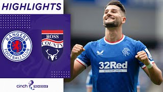 Rangers 40 Ross County  Colak Double Helps Seal Inspired Win  cinch Premiership [upl. by Tare]