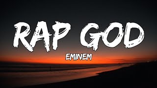 Eminem  Rap God Lyrics [upl. by Onil]