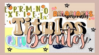 Títulos Bonitos en Powerpoint 🌺 Fernanda [upl. by Atina430]