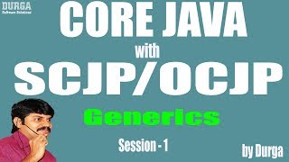 Core Java With OCJPSCJP Generics Part1  Introduction [upl. by Leirej]