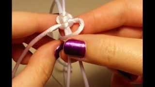 Tutorial Como hacer nudo corredizo de macramé [upl. by Fleeman]