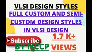 Full Custom and semi custom design styles in VLSI [upl. by Orvan]