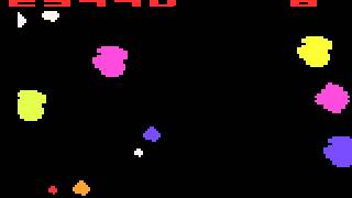 Atari 2600 Game Asteroids 1981 Atari [upl. by Bihas]