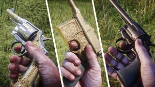 Red Dead Redemption 2  All Weapons Showcase GunsmithLegendaryRareSecret [upl. by Handel]