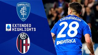 Empoli vs Bologna Extended Highlights  Serie A  CBS Sports Golazo [upl. by Aem]